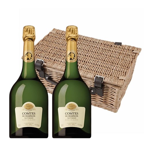 Taittinger Comtes de Grand Crus Champagne 2011 75cl Twin Hamper (2x75cl)